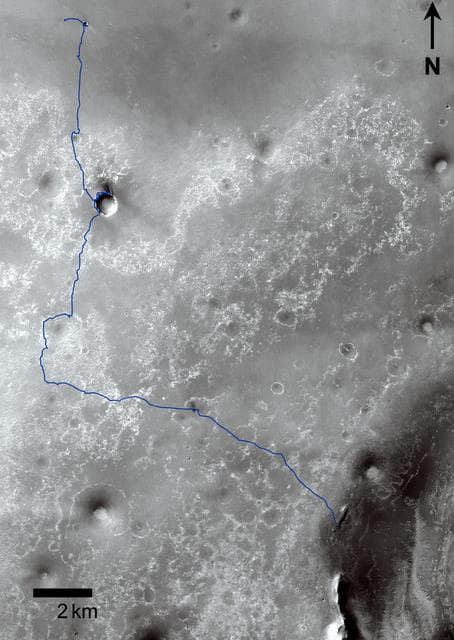 NASA image: Opportunity Traverses Through 2,700 Martian Days