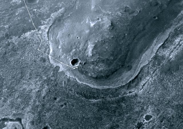 NASA image: Opportunity First Neighborhood on Rim of Endeavour
