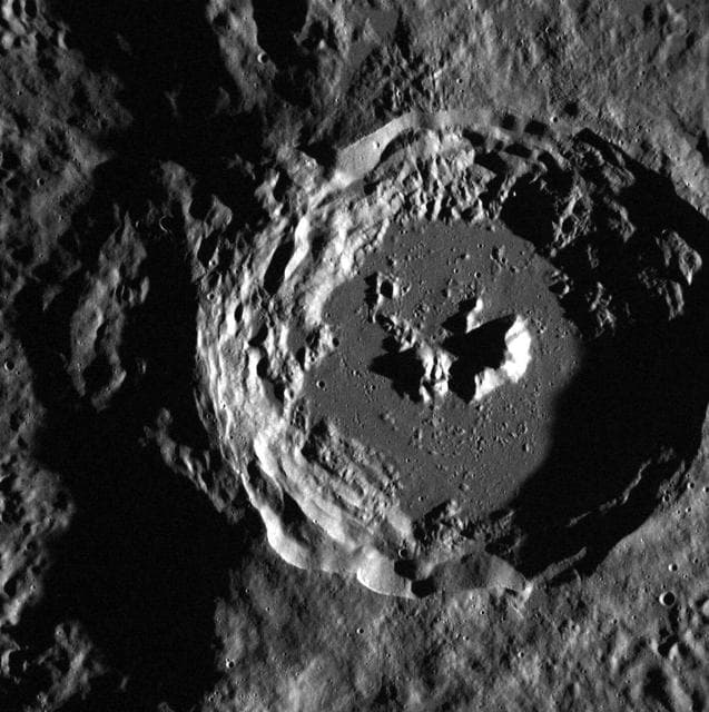 NASA image: A Crater in Closeup