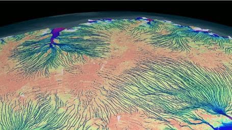 NASA image: Flow of Ice Across Antarctica
