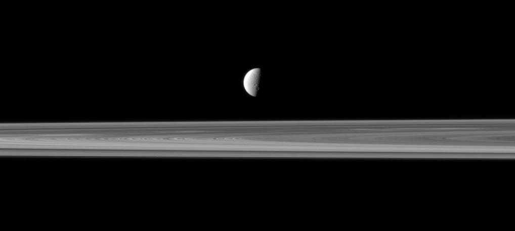 NASA image: Dione Decoration