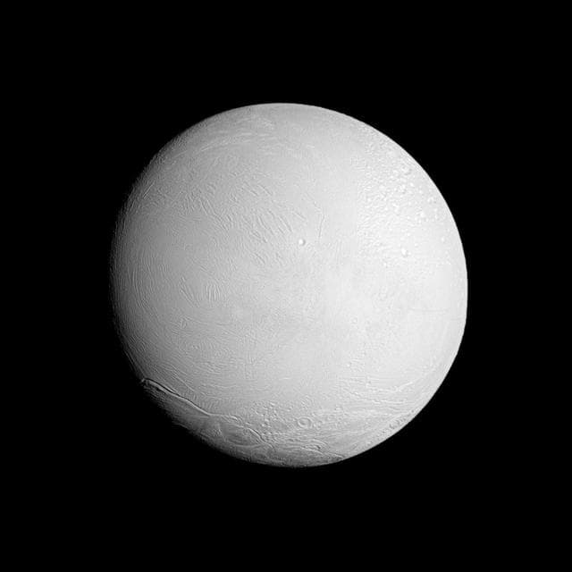 NASA image: Brilliant Enceladus