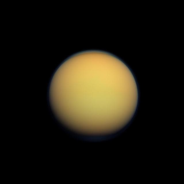NASA image: Hazy Orange Orb