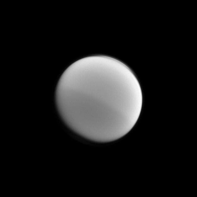 NASA image: Splitting Titan