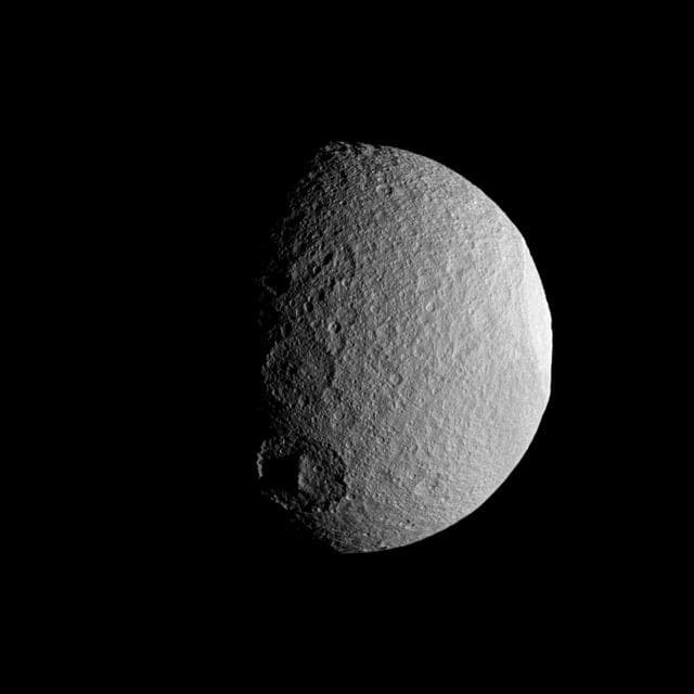 NASA image: Line of Craters