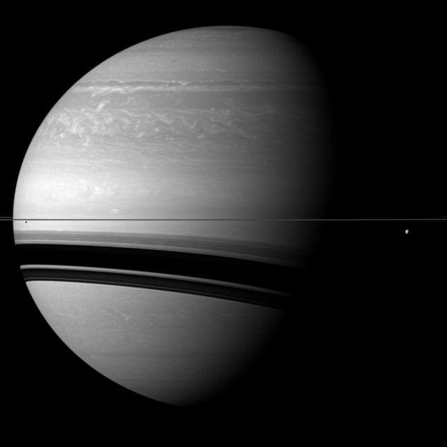 NASA image: Enormous Saturn