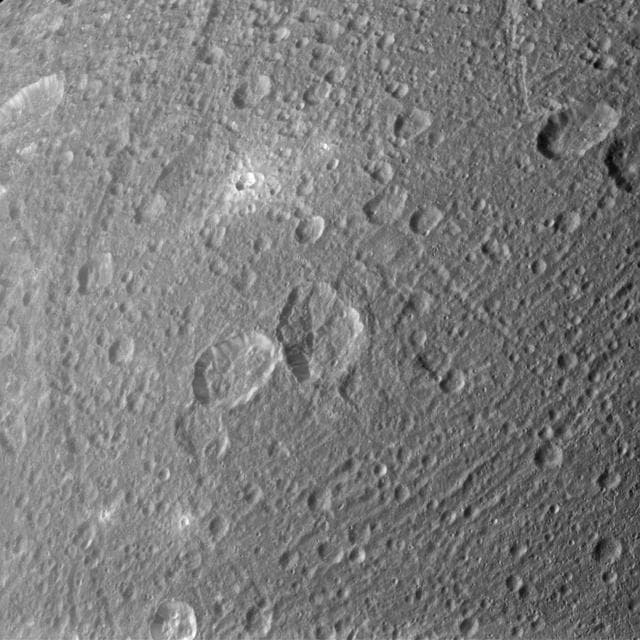 NASA image: Bright Ejecta
