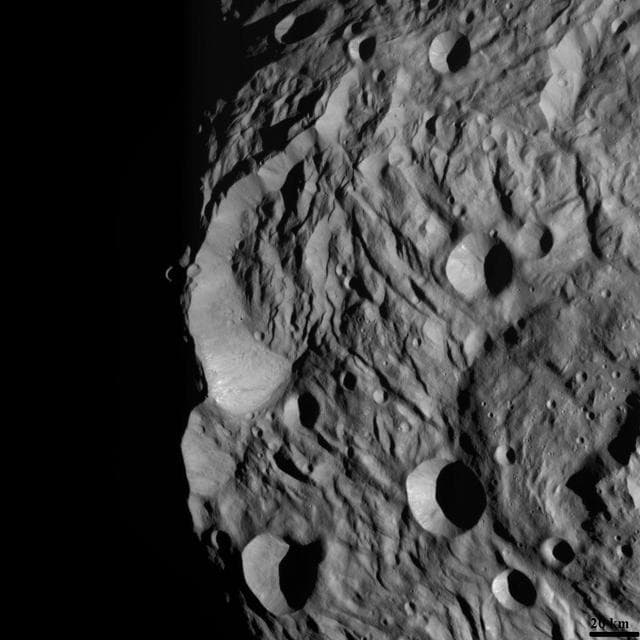 NASA image: South Polar Scarp