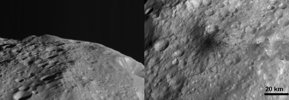 NASA image: Side by Side Views of a Dark Hill