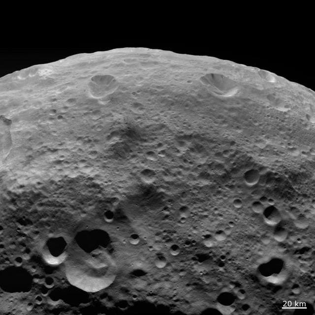 NASA image: Dark Material on Hilltops