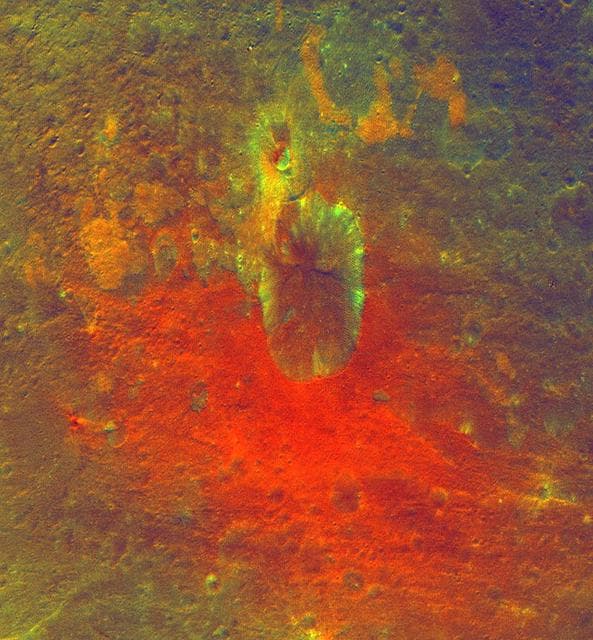 NASA image: False-Color Image Shows Proof of an Impact