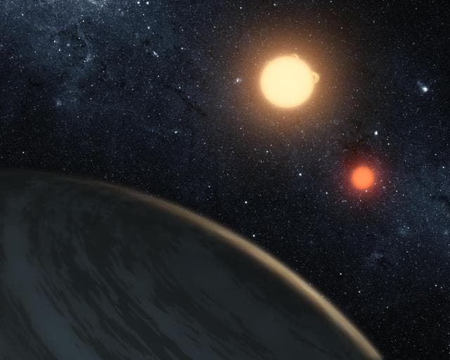 NASA image: Three Eclipsing Bodies Artist Concept
