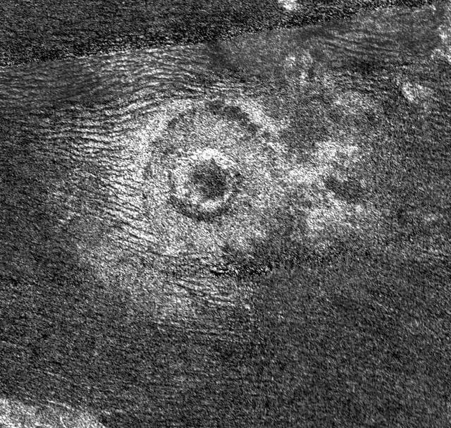NASA image: A New Crater for Titan