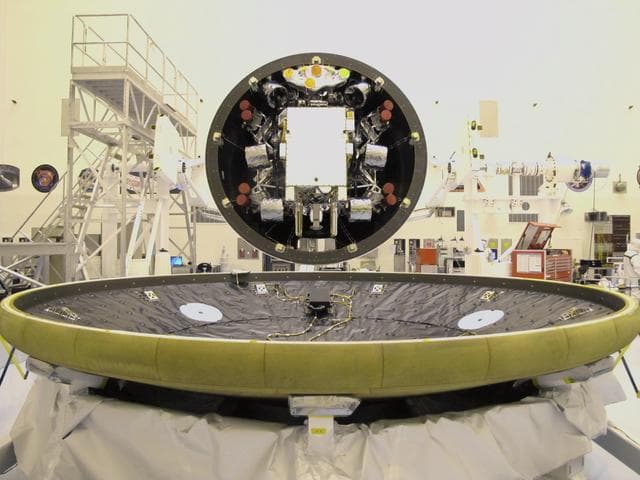 NASA image: Final Closeout Actions for Curiosity Heat Shield and Back Shell