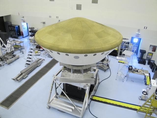 NASA image: Mars Science Laboratory Aeroshell with Curiosity Inside