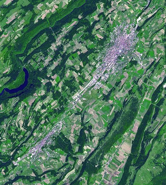 NASA image: La Chaux-de-Fonds, Switzerland