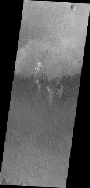 NASA image: Dunes in Briault Crater