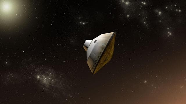 NASA image: Curiosity Inside Aeroshell, Artist Concept