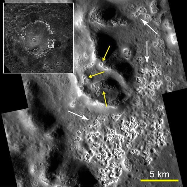NASA image: Stunning Landforms in Raditladi Basin