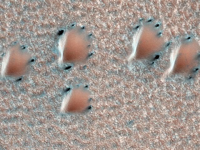 NASA image: Edge of North Polar Erg