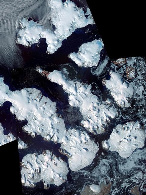 NASA image: Franz Josef Land, Russia