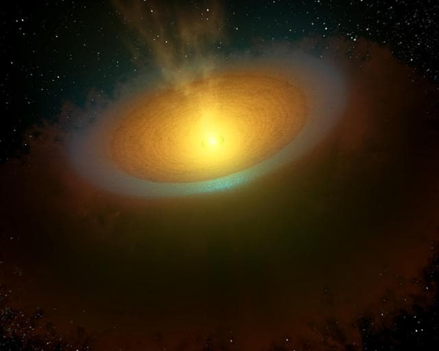 NASA image: Misty Star in the Sea Serpent Artist Concept