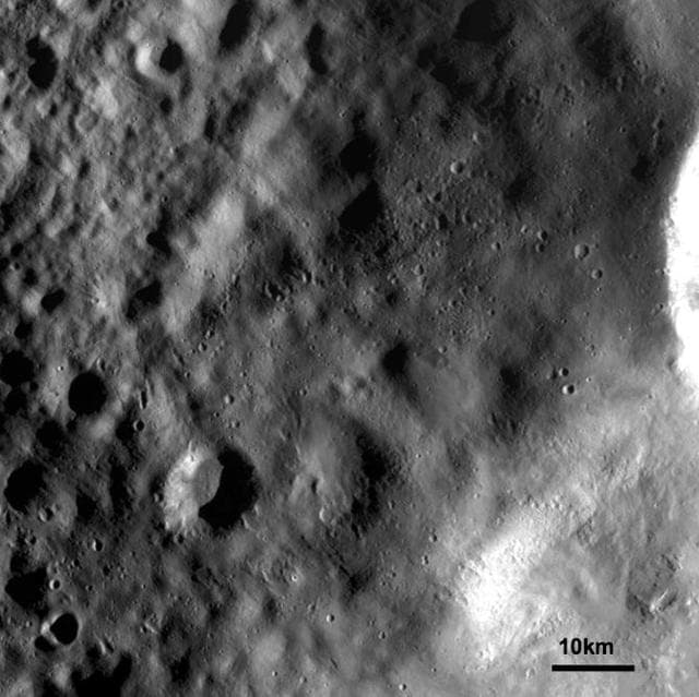 NASA image: Ejecta Blanket on Vesta