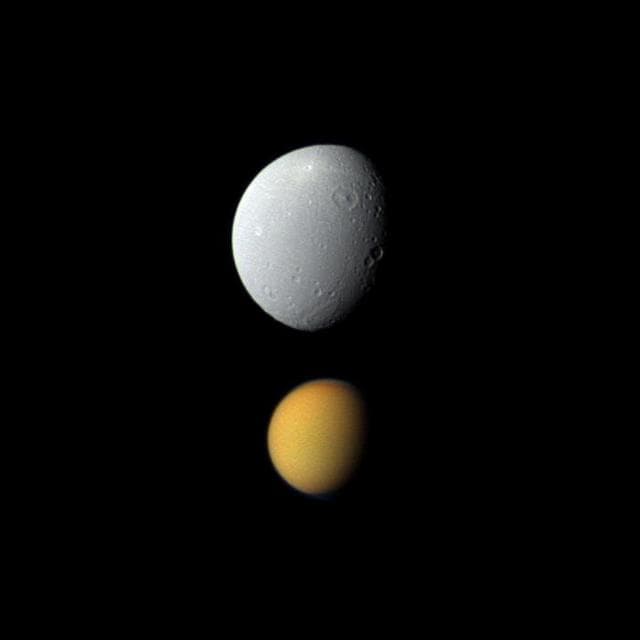 NASA image: True Colors, Deceptive Sizes