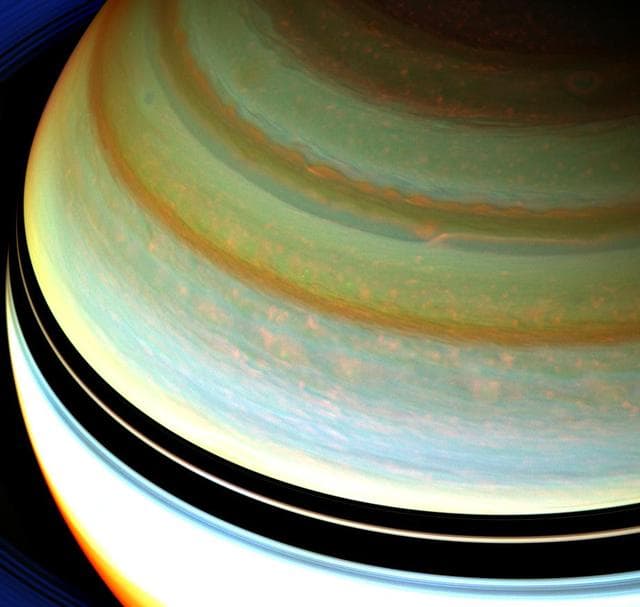 NASA image: Strong Jet in False Colors