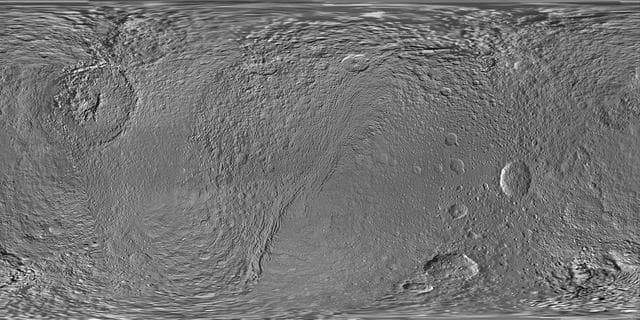 NASA image: Map of Tethys - June 2012