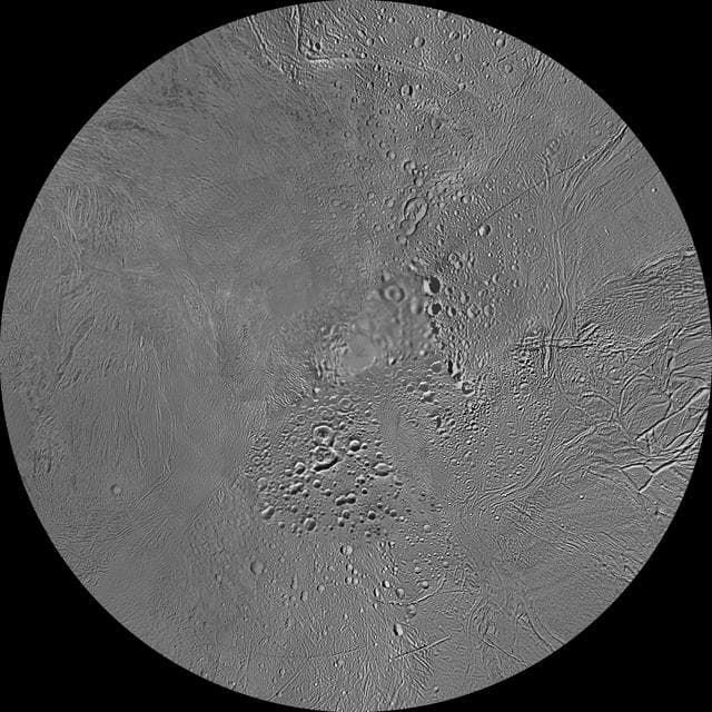 NASA image: Enceladus Polar Maps - December 2011