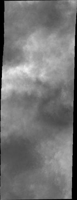 NASA image: Clouds over Charlier Crater