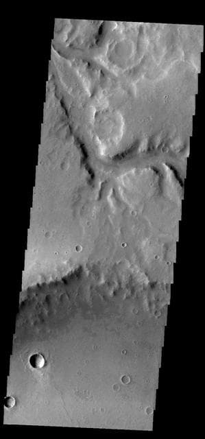 NASA image: Naktong Vallis