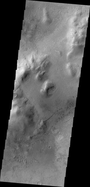 NASA image: Lohse Crater Dunes