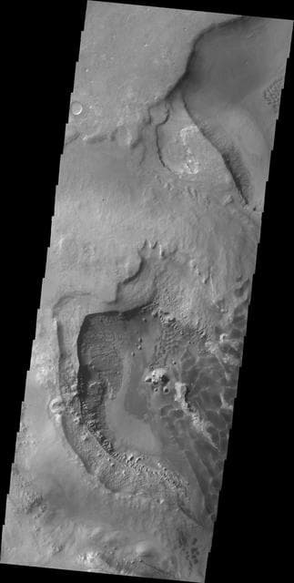 NASA image: Rabe Crater