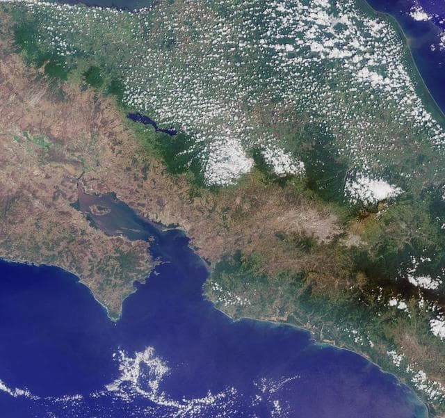 NASA image: Where on Earth...? MISR Mystery Image Quiz #26: Costa Rica