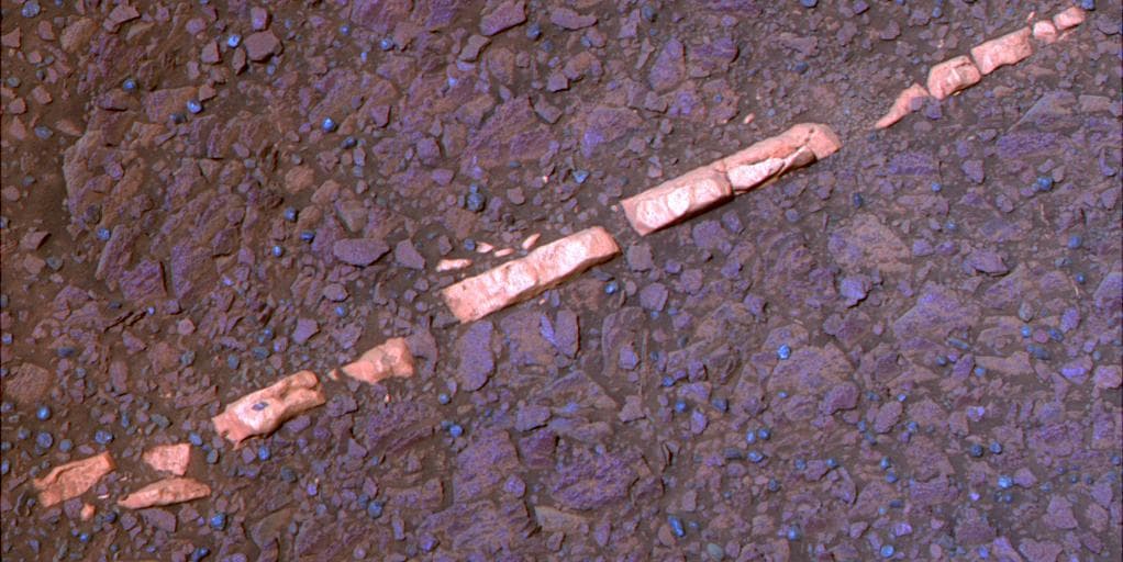 NASA image: Homestake Vein, False Color