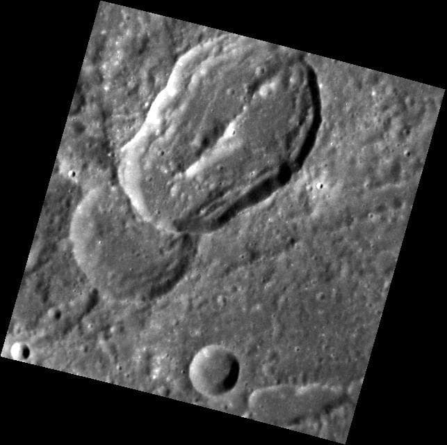 NASA image: Oblique Impact