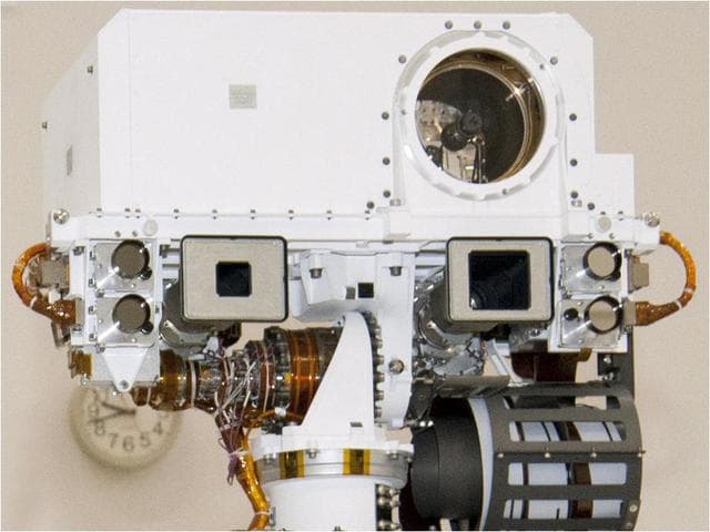 NASA image: Head of Mast on Mars Rover Curiosity