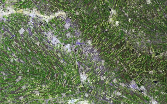 NASA image: Al Jazirah Province, Sudan