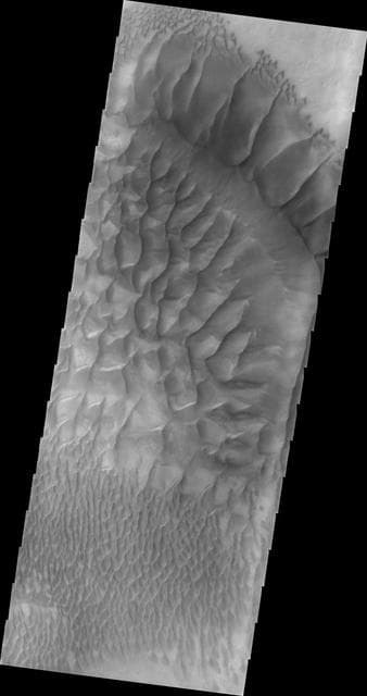 NASA image: Russell Crater Dunes