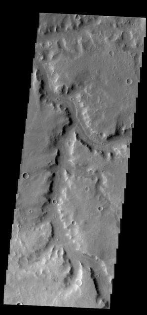 NASA image: Naktong Vallis