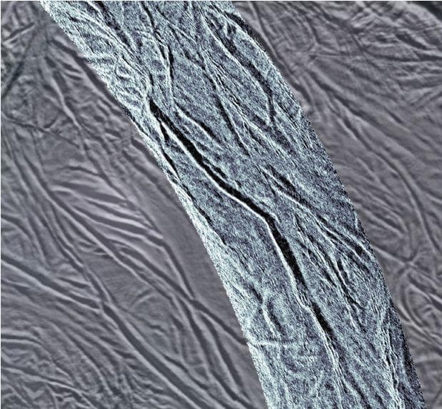 NASA image: Groovy Enceladus