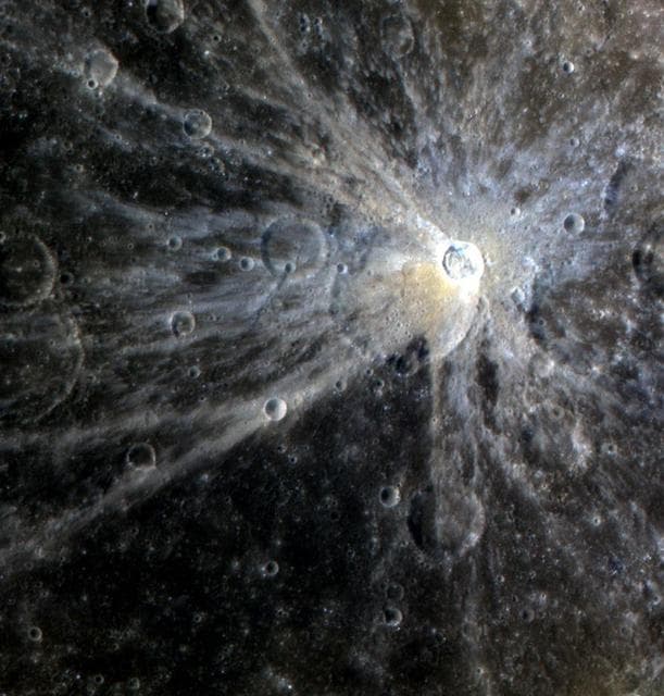 NASA image: The Bright Rays of Mena