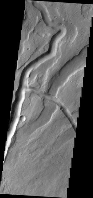 NASA image: Tyrrhena Fossae