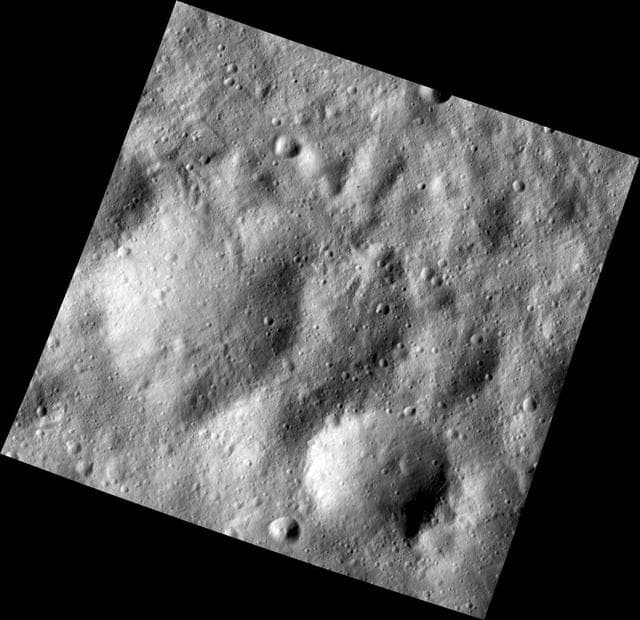 NASA image: Buried Craters on Vesta