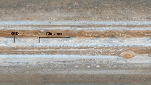 NASA image: Jupiter Jet Stream