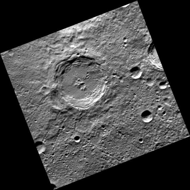 NASA image: A Christmas Crater