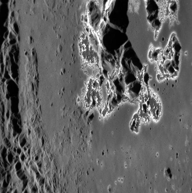 NASA image: Hollows on the Hills