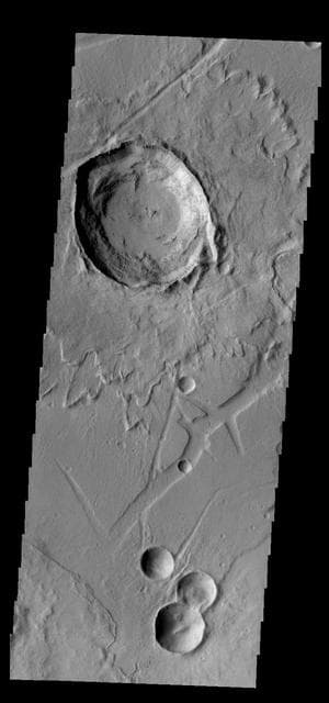 NASA image: Canala Crater